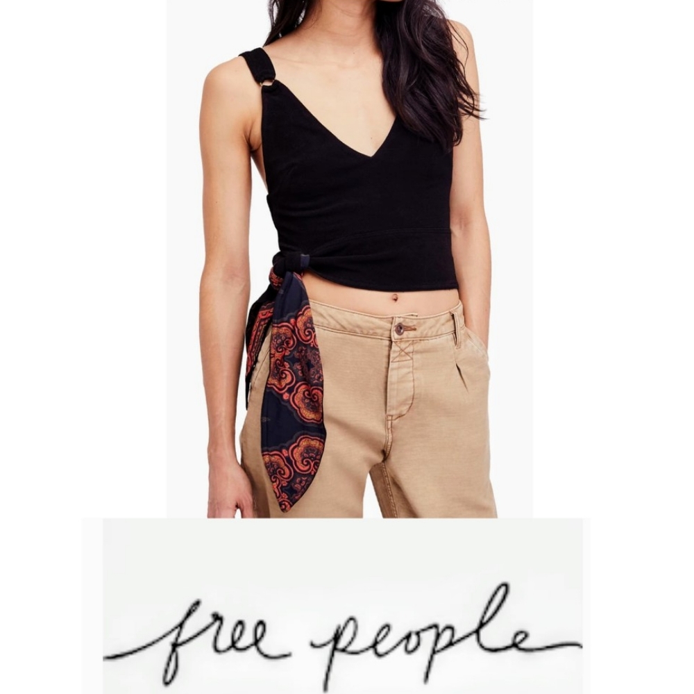 NWT Free People Paisley Pop Tank Sz Large - Picture 1 of 8